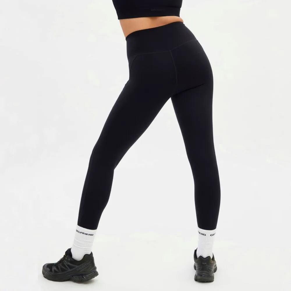 Girlfriend Collective M Compressive High-Rise Legging Black Active Tight Pants - Image 5