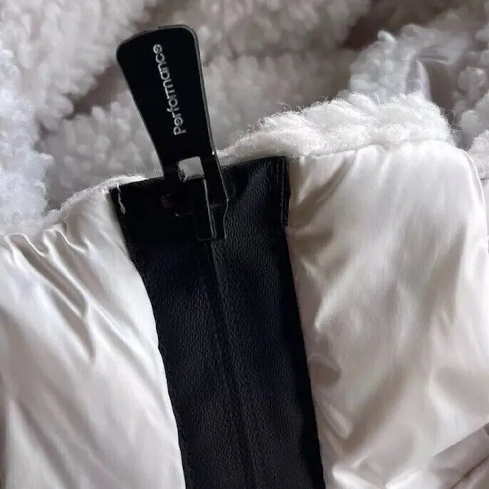 Women’s CALVIN KLEIN Women’s White Black Hooded Performance Pockets Jacket 3XL - Image 12