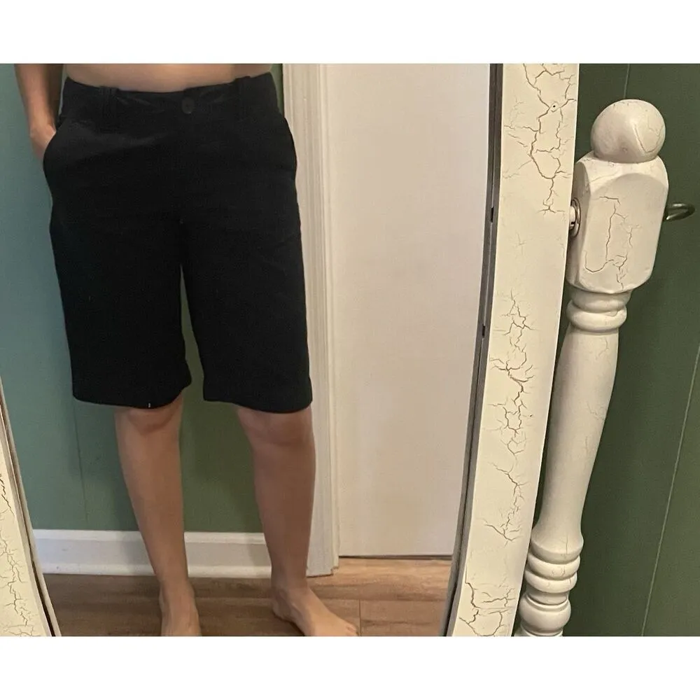 Ann Taylor LOFT Women’s Bermuda Shorts Black Size 4 Cotton Casual Made in India - Image 8
