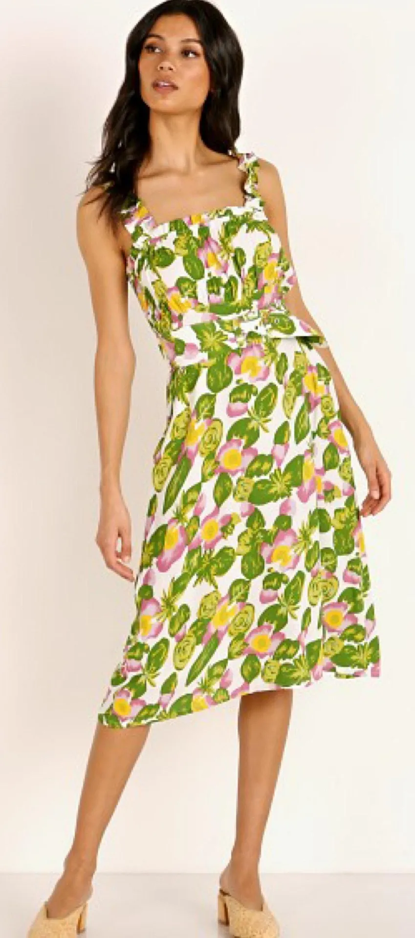 Faithfull Mae Belted Midi Dress - Image 6