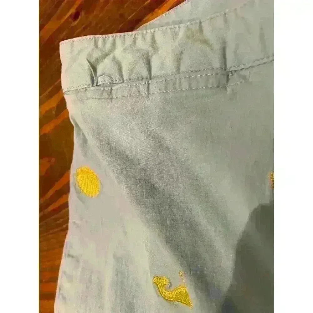 Lilly Pulitzer Classic Capri Whales and Shells in Cape Cod Blue, size 2 - Image 6