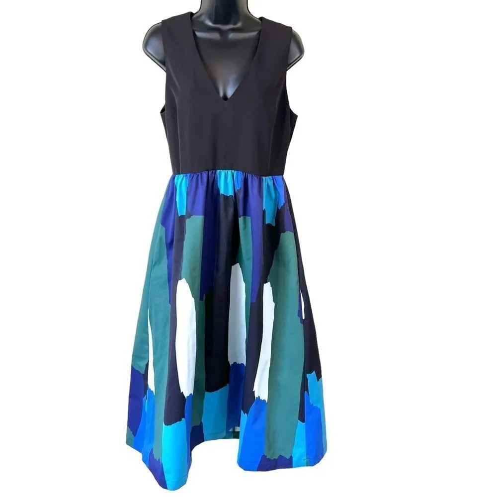 Crosby by Mollie Burch “Paintstroke Cool” Sleeveless Dress - Image 14