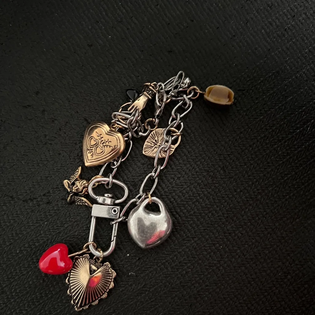 Free People Charming Heart Charm Bracelet - Image 5
