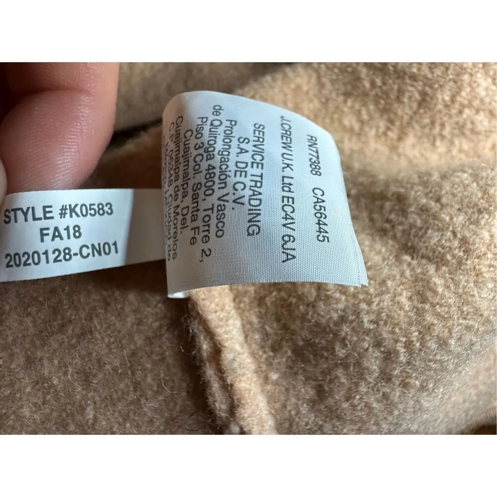 Madewell Bomber Sweater-Jacket in Bright Apricot Sz XXS - Image 11