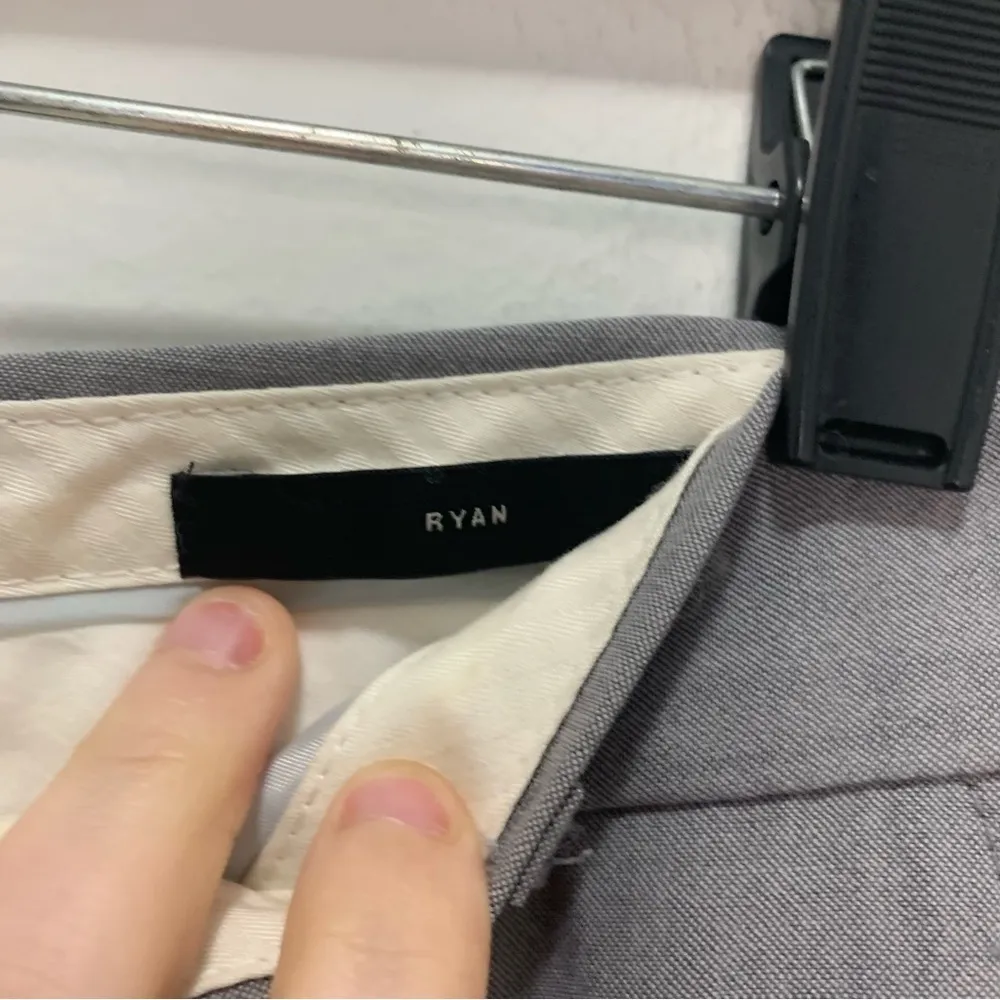 Banana Republic Ryan Grey Dress Pants Size 4 - Image 9