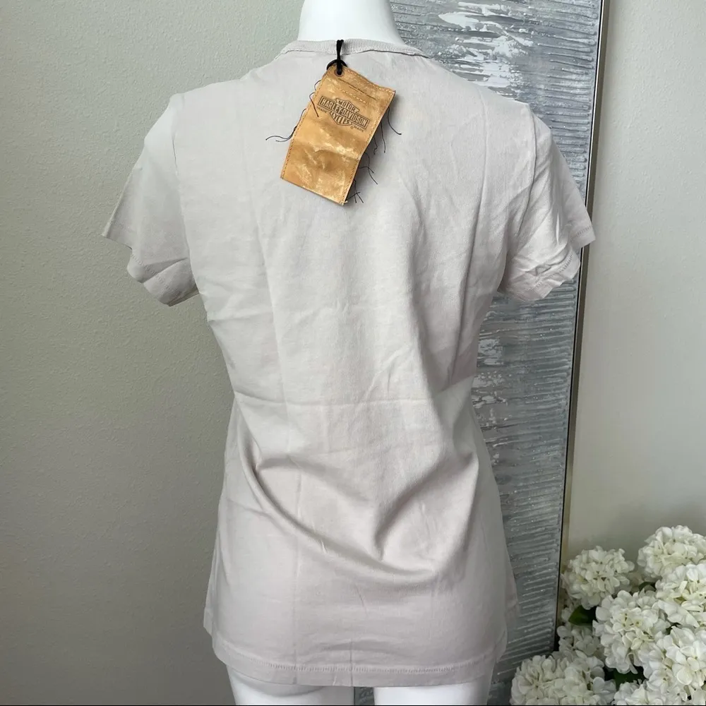 Harley-Davidson Women's Winged Logo Tee Size M - Image 6