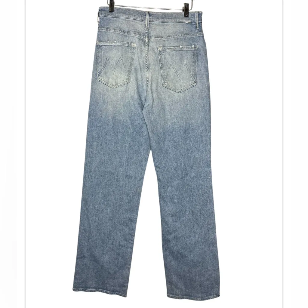 MOTHER High Waisted Tunnel Vision Sneak Sippin' Sweet Tea size 30 Blue - Image 6