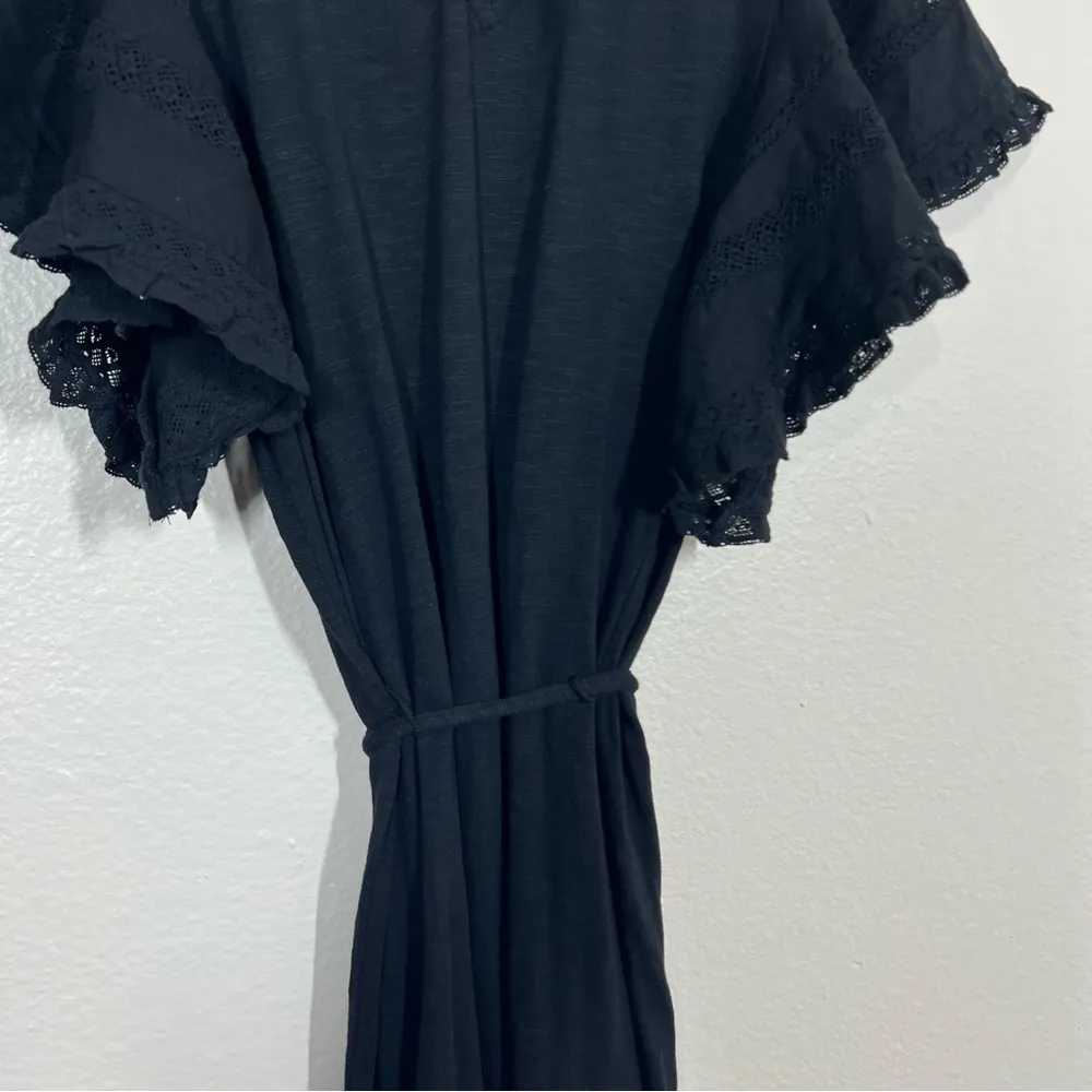 Boden Black Trim Detail Jersey Mini Dress Size 4 - Image 4