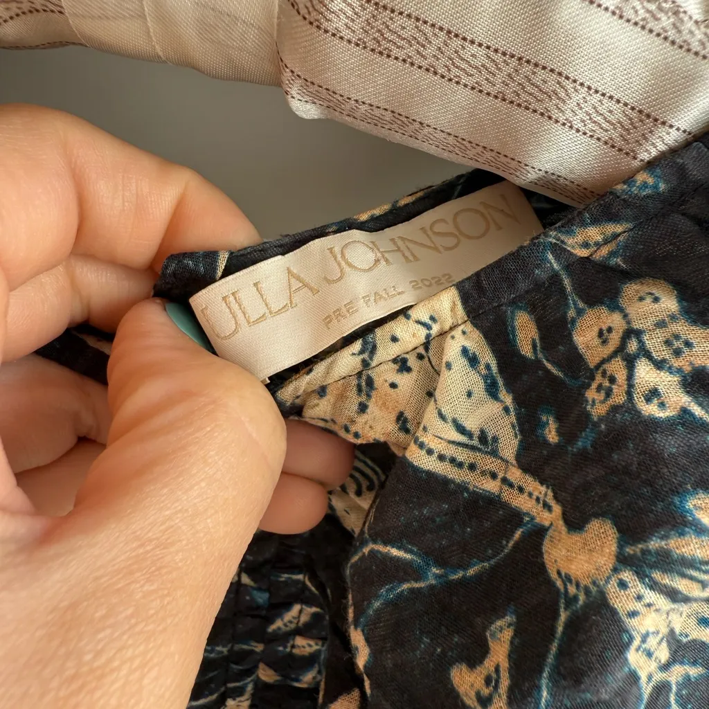 Ulla Johnson Naya Top Rainforest sz 4 - Image 3