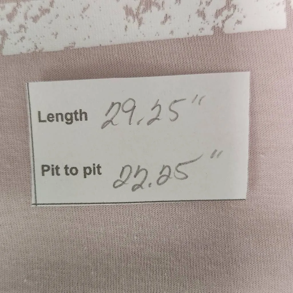 Express Pink Tee NWOT Size XL Pink Long Sleeve T-Shirt "Never Too Late" - Image 9