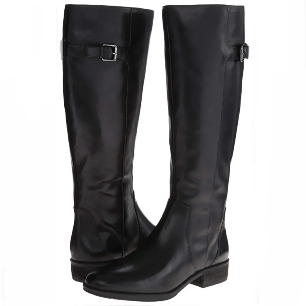 Sam Edelman  Patton‎ Leather Riding Boots in Black Size 7 - Image 8