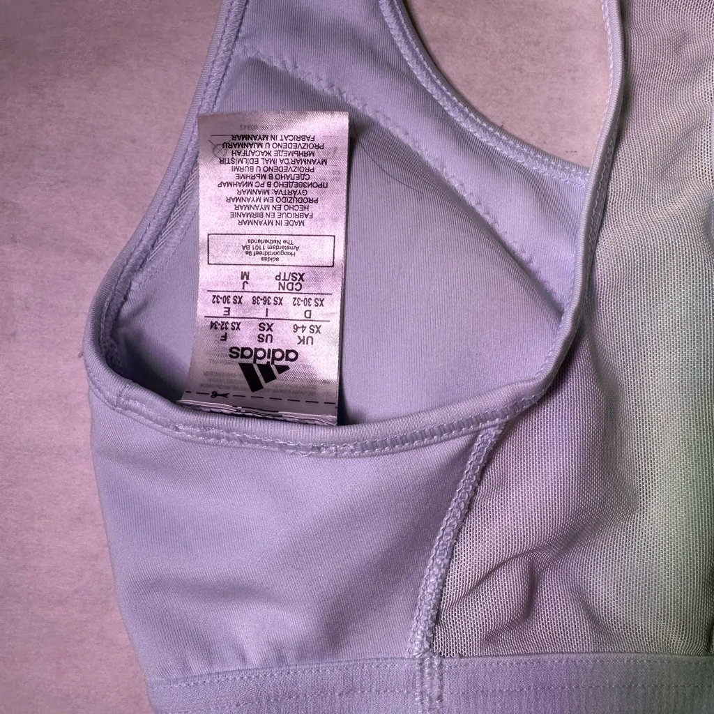 Adidas Women's Lavender Swim Top - Image 4