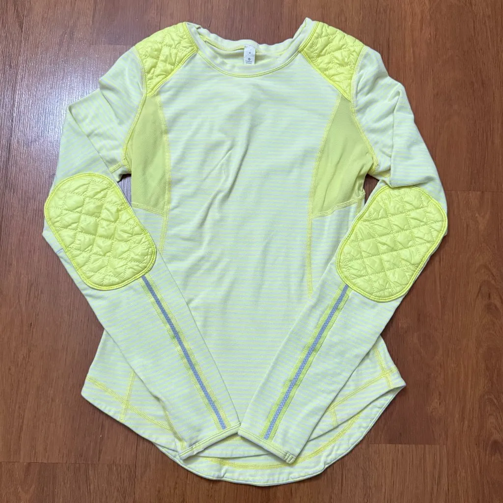 Lululemon Ice Queen Long Sleeve Running Shirt Size 4 - Image 3