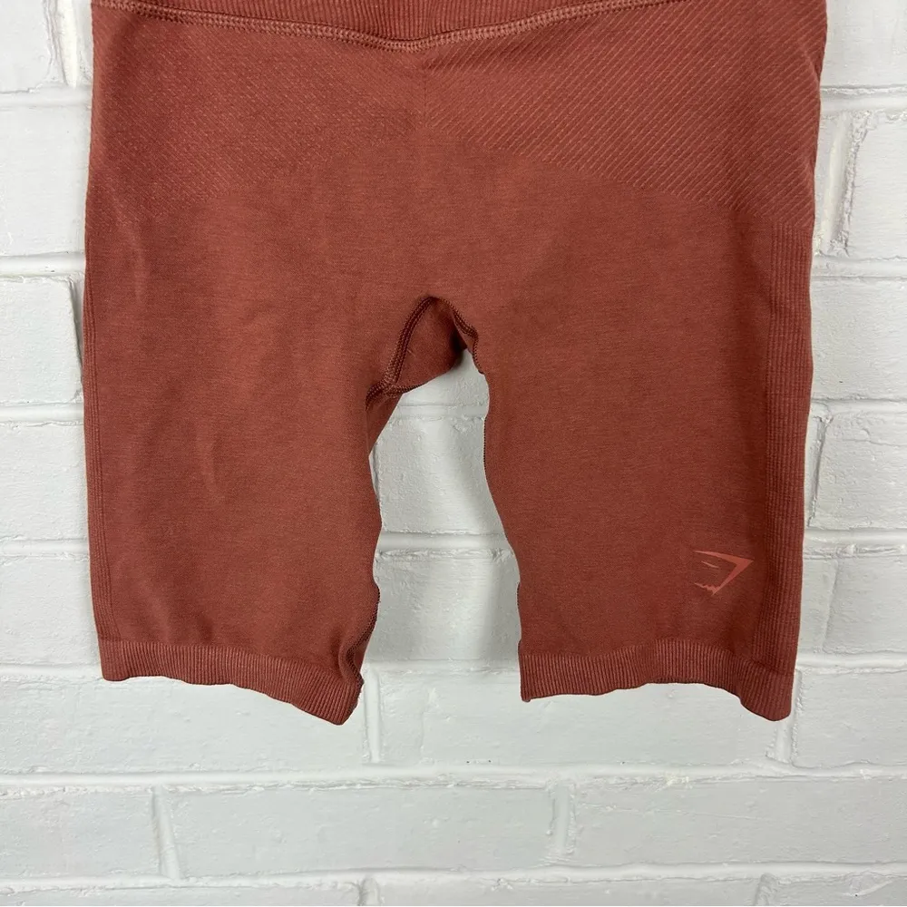 Gymshark High Rise Stretch Biker Shorts Size S - Image 3