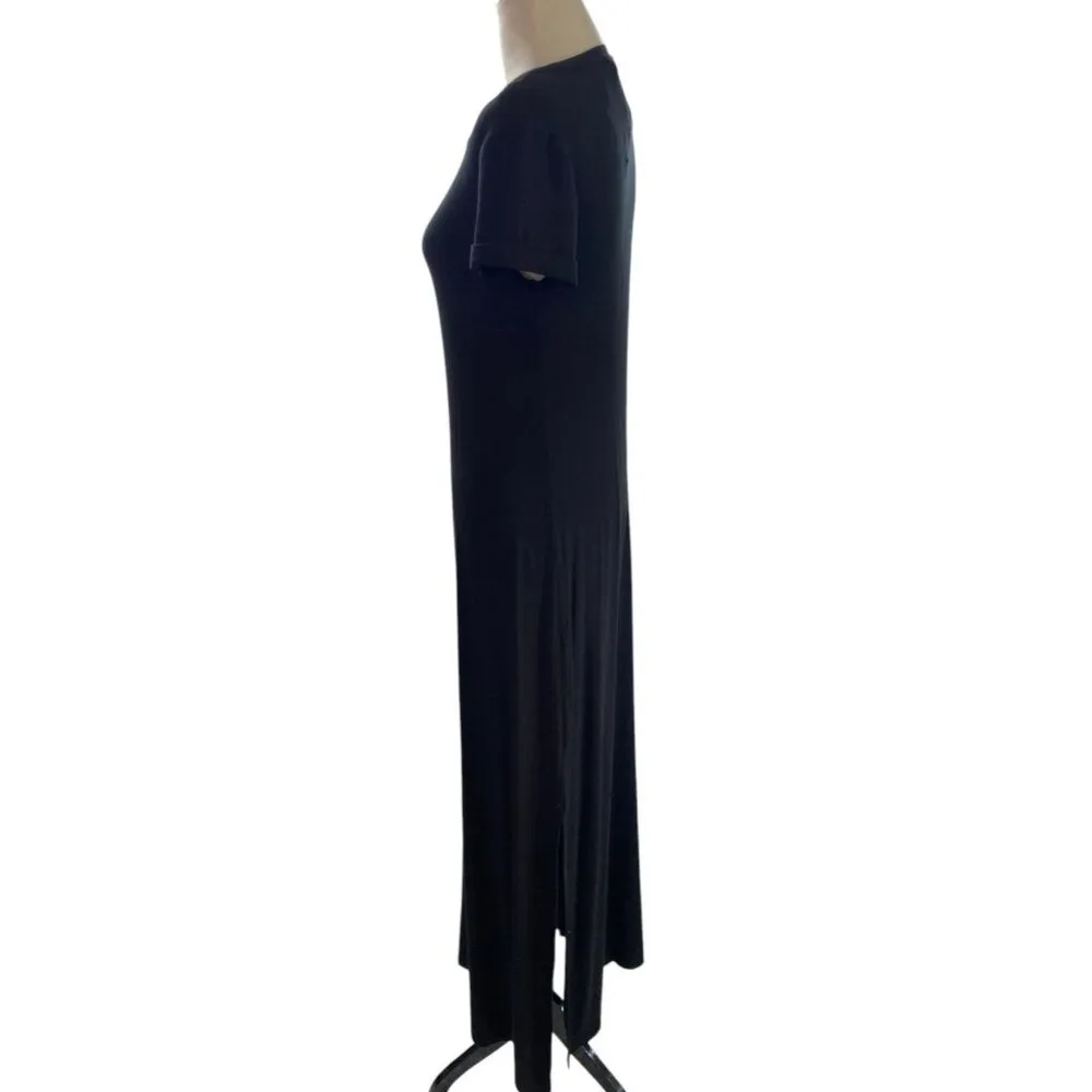 New C&C California Maxi Dress Womens Size M Black Resortwear Beach Soft Comfy - Image 2