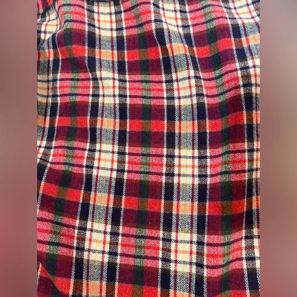 Vintage Fiorlini International Plaid Zipper Jacket | M Red Size M - Image 12