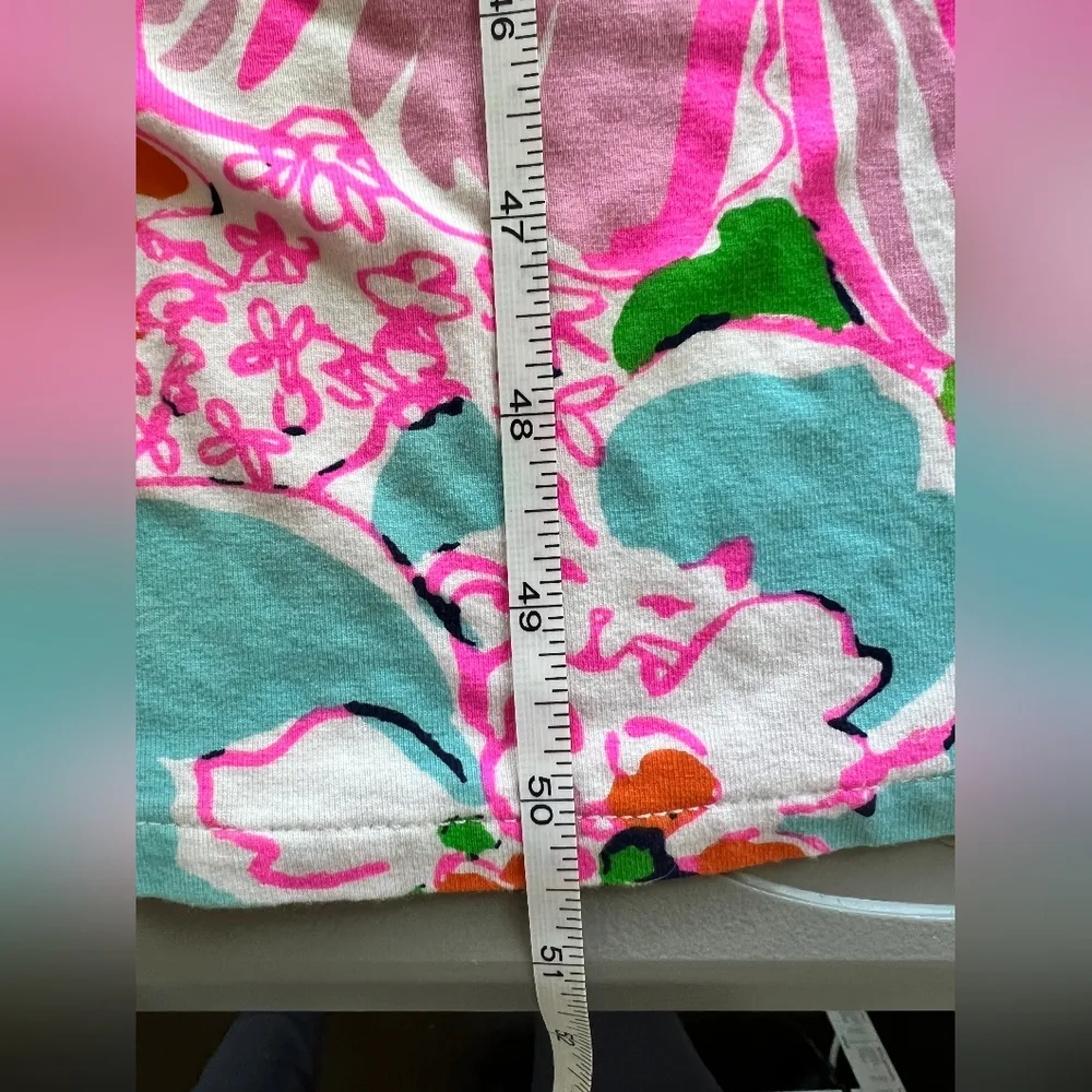 Lilly Pulitzer Pink Floral Nosey Posey Women’s Strapless Dress size XS - Image 13