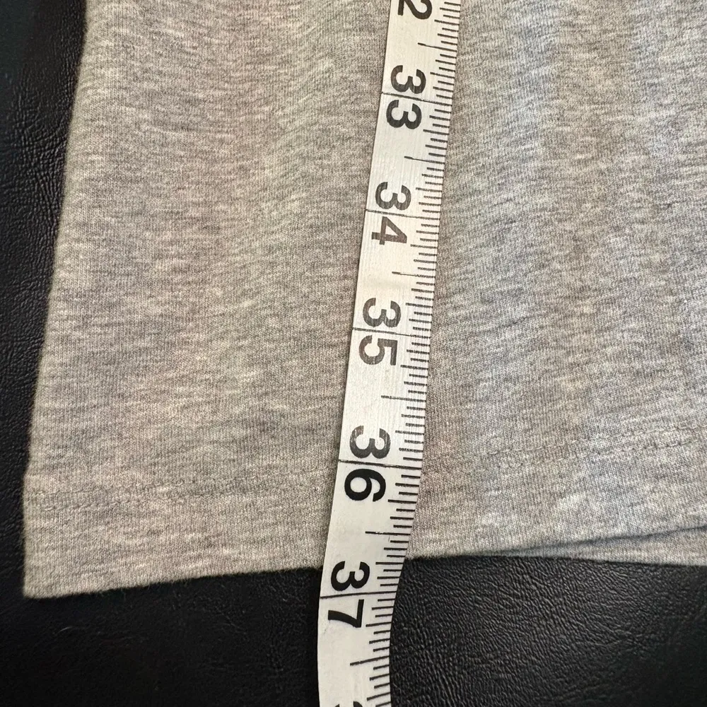 Calvin Klein Heather Gray Women's T-Shirt Dress or Cover-Up with logo NWT M - Image 14