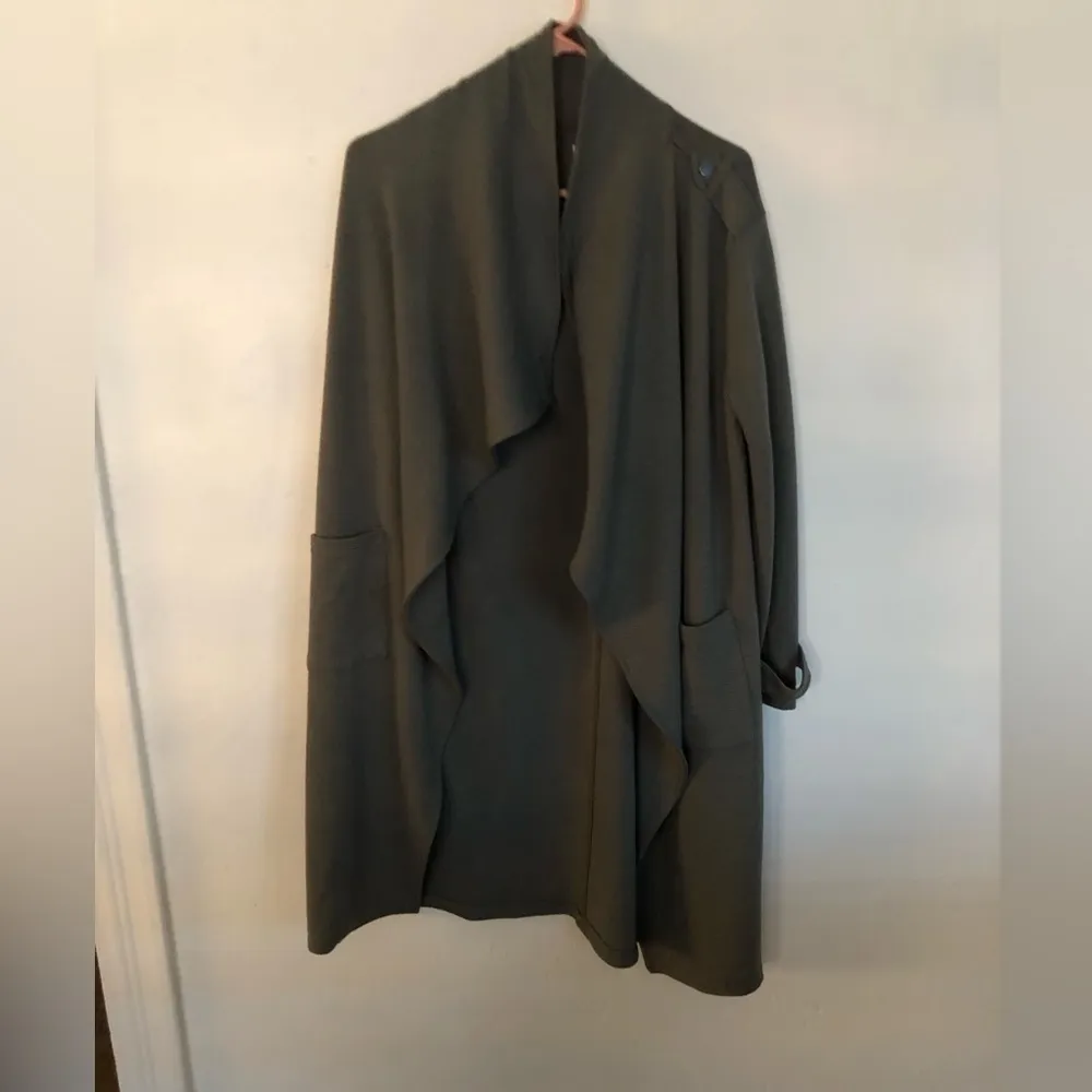 Nwt BB DAKOTA X STEVE MADDEN BB Dakota Trench Revolution Waterfall Lapel Knit Co - Image 14