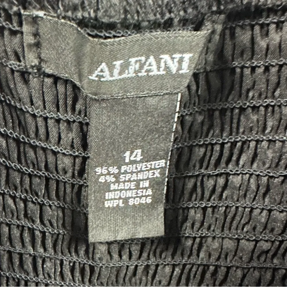 Alfani Black Studded Empire Waist Sleeveless Adjustable Strap Top Plus Size 14 - Image 6