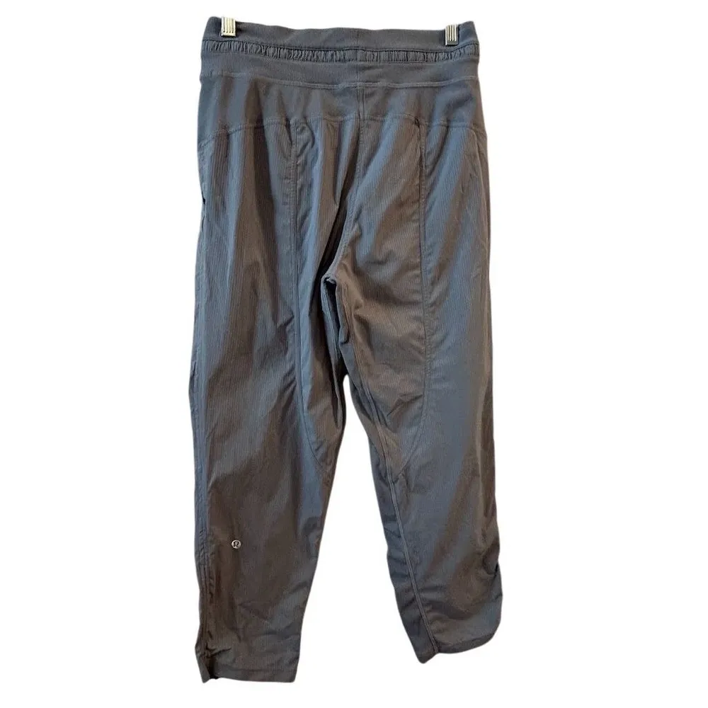 Lululemon Women's Bluish Gray Cropped Dance Studio Pants Size 6 Activewear - Image 10