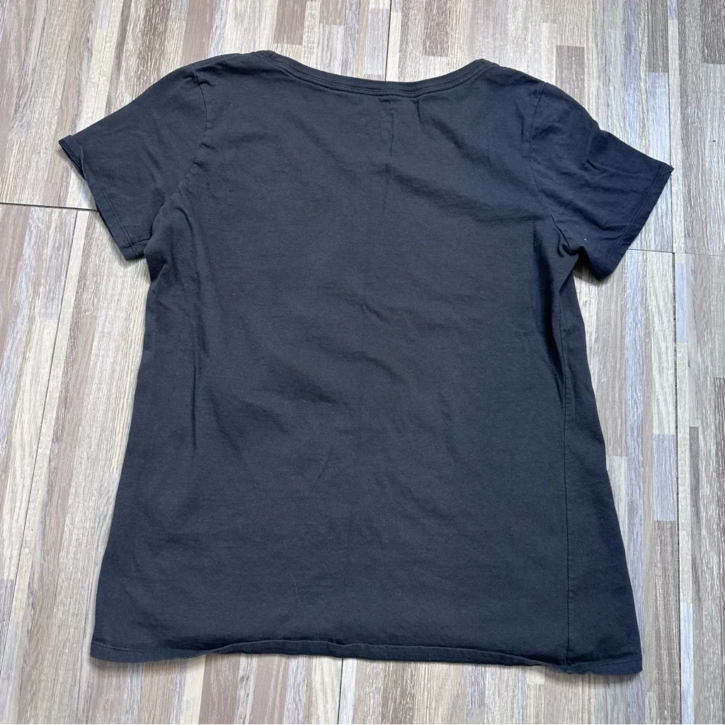 Nike Black T-Shirt with Pink Graphic Women’s Size Large - Image 6