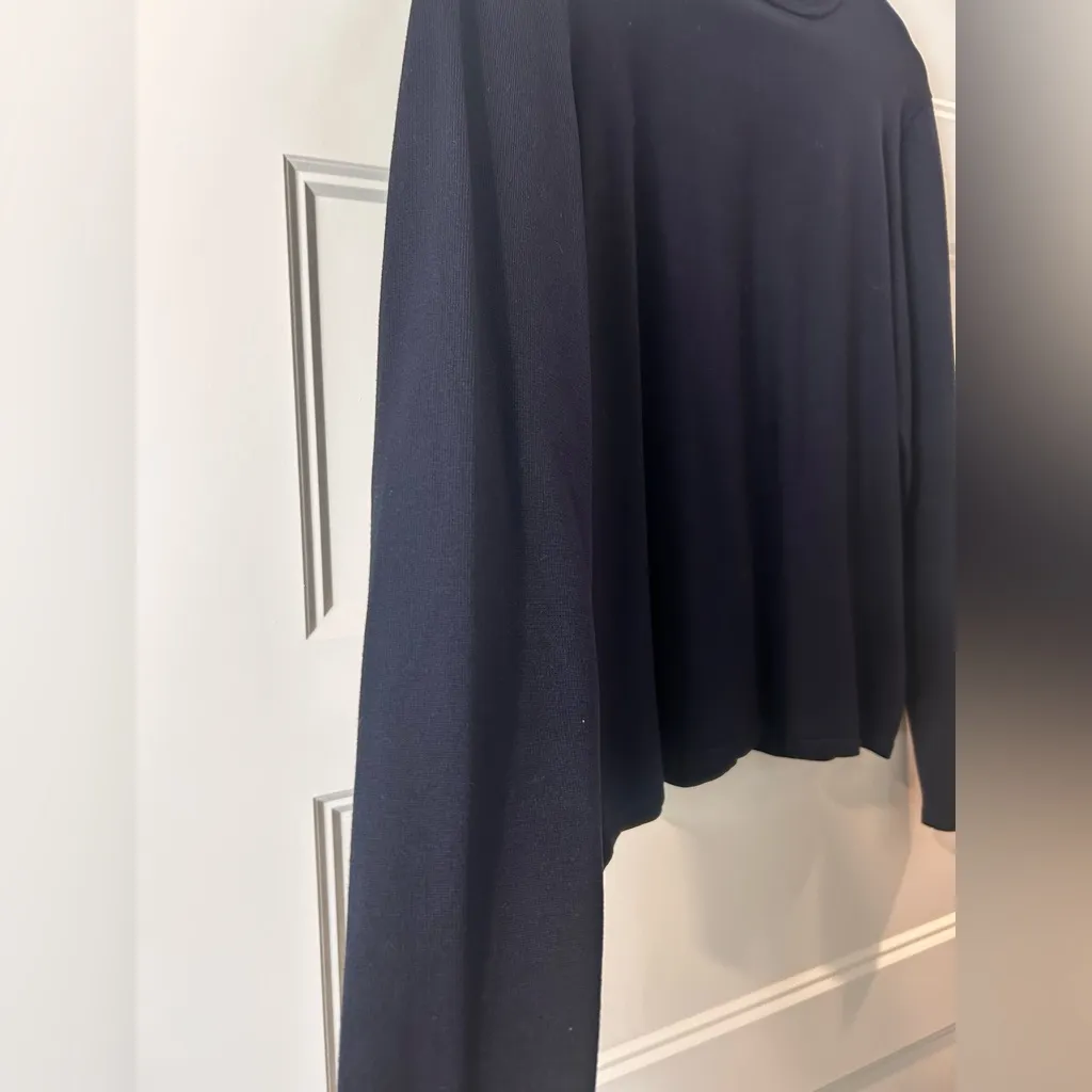 Vintage Pendleton Navy Blue Sweater - Image 3