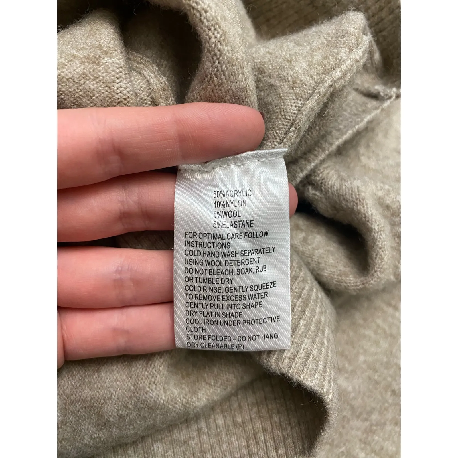 Ripe Maternity Sandy Crop Nursing‎ Knit Sweater in Latte Size XL Brown - Image 8