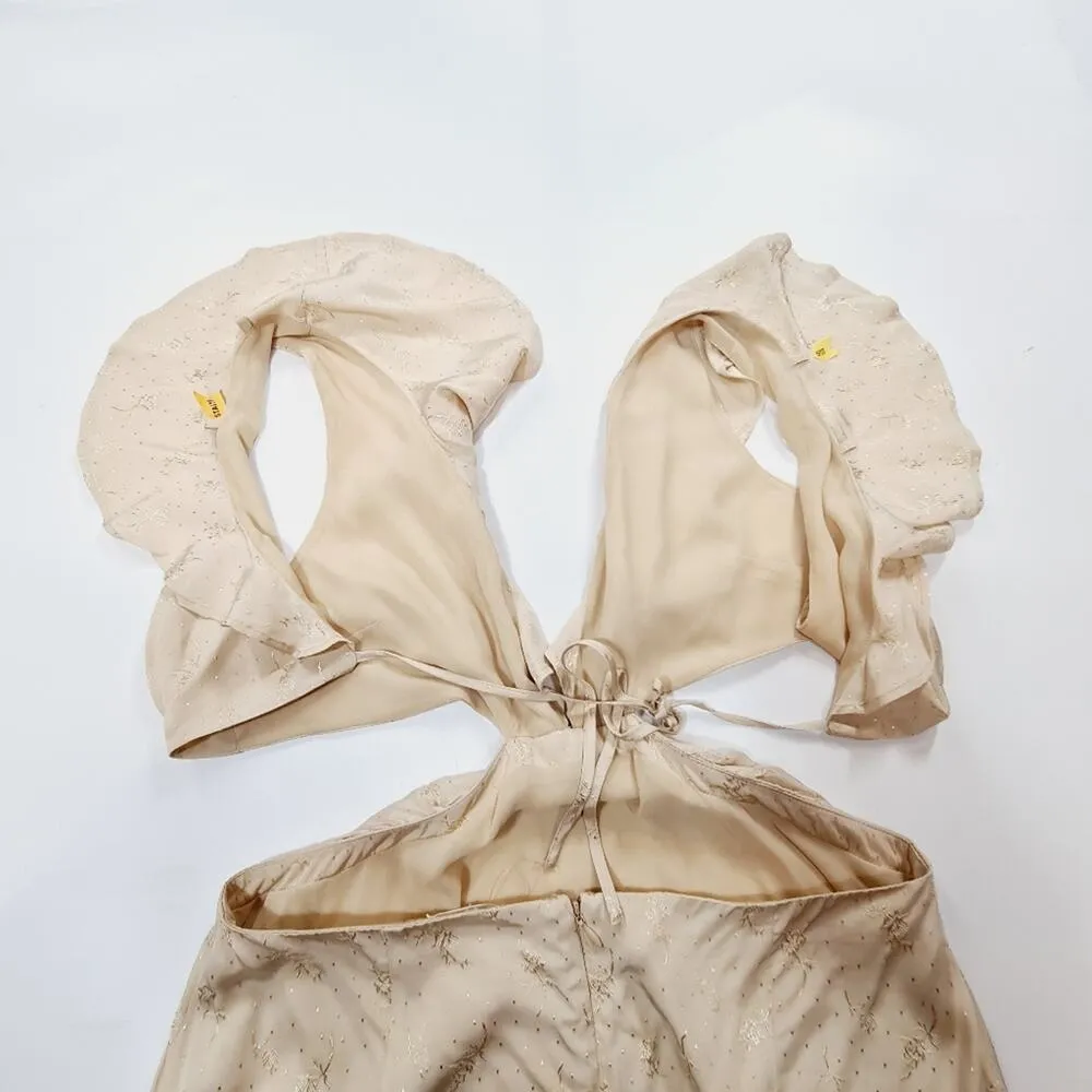 Tularosa Collette Gown in Khaki XL - Image 12