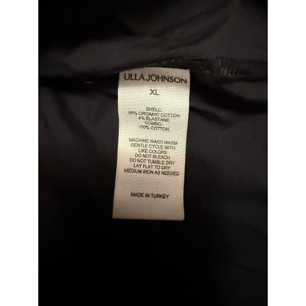 Ulla Johnson Tilda Black Mini Dress - XL - Puff Sleeve - Image 7