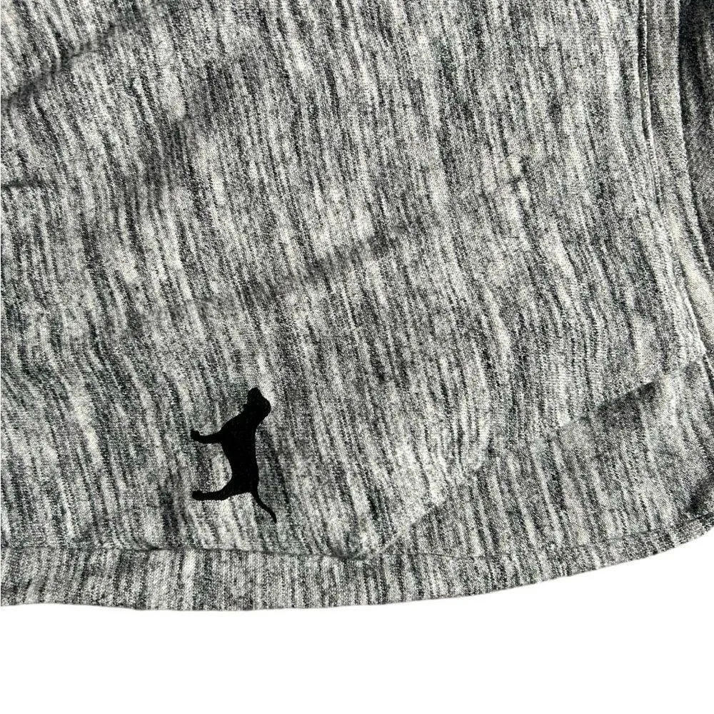 Marled Gray Drawstring Joggers - Image 2