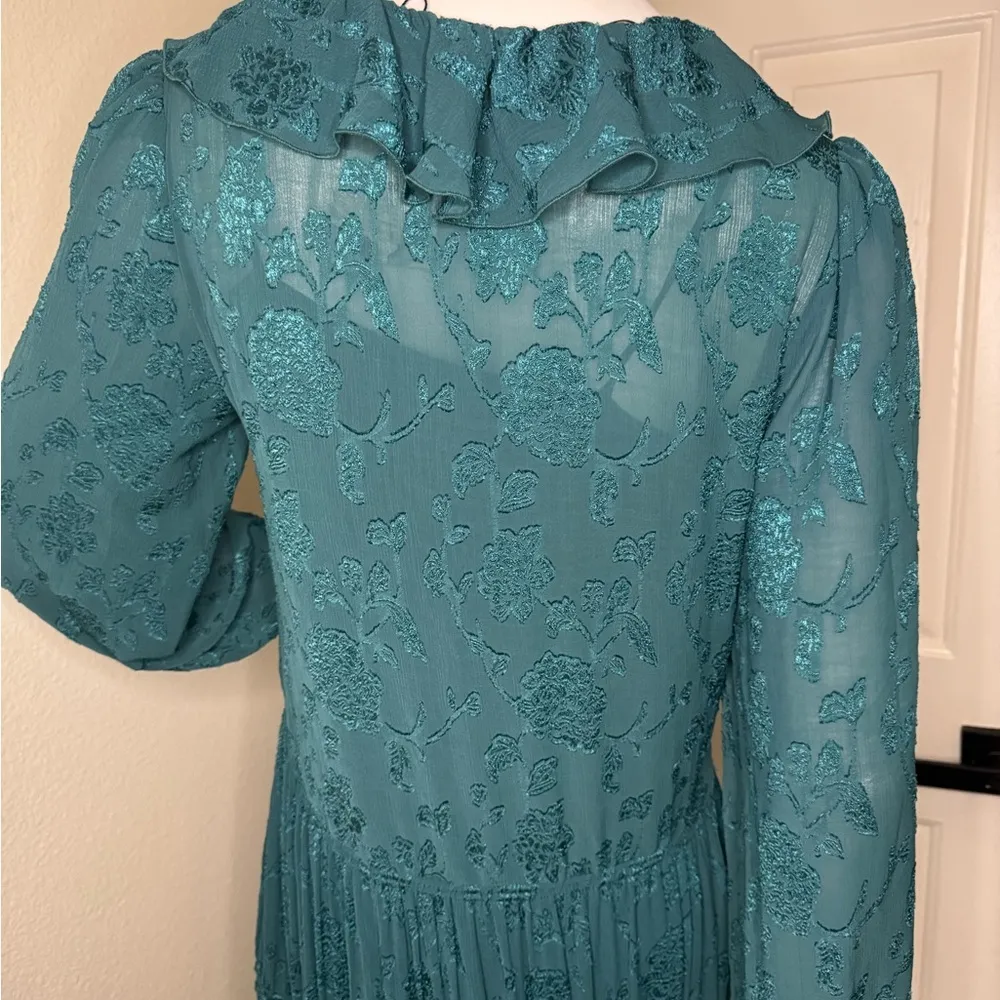Zara Elegant Teal Maxi Dress Size XS.  #55 - Image 11