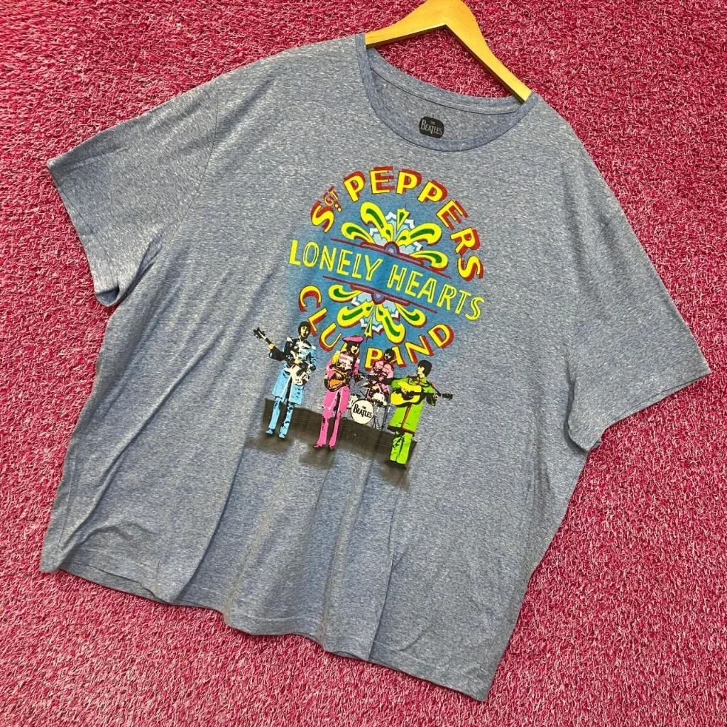 The Beatles Sgt Peppers Lonely Hearts Club Band Rock Tee 4X - Image 3