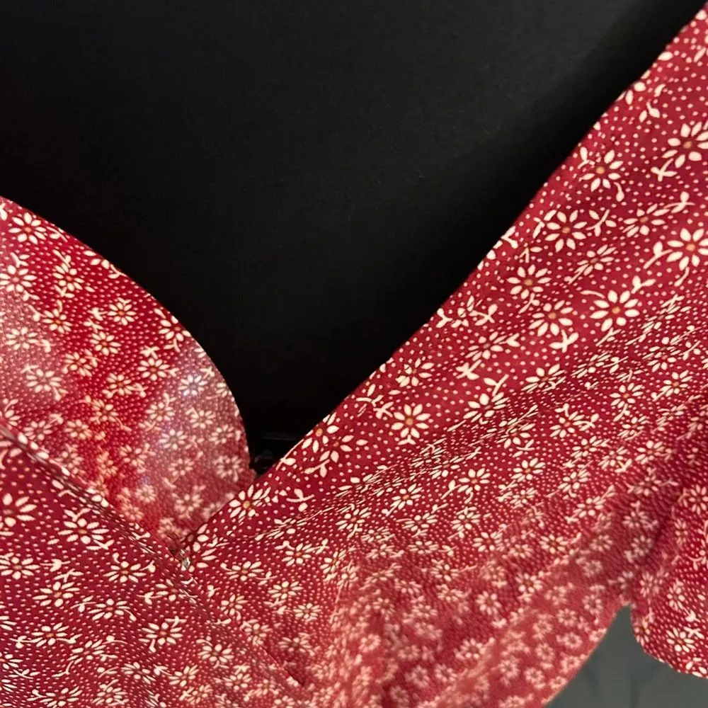 Pretty Garden Wrap Dress! So gorgeous Size XL - Image 12