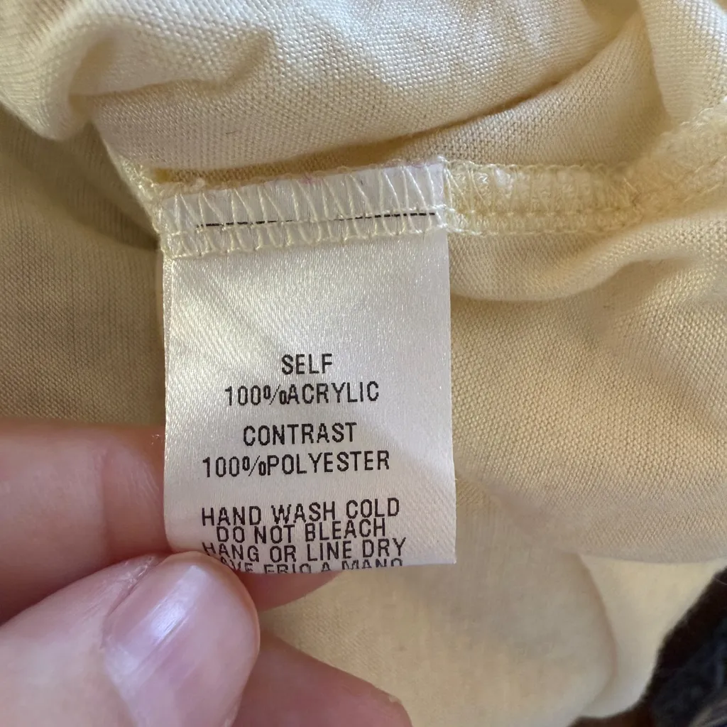 Easel NWOT Layered Fringe Cream Knit Top - Image 6