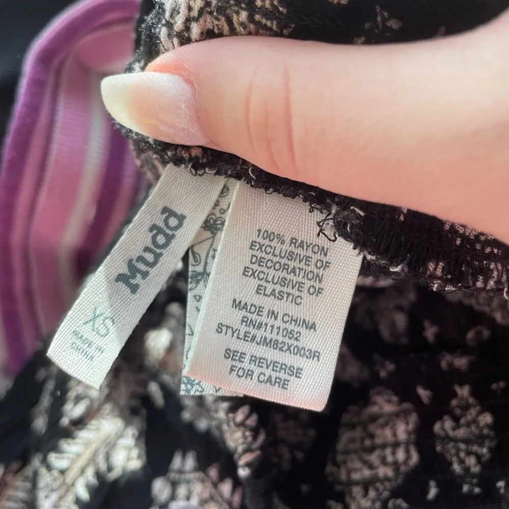 American Eagle flare pattern pants  - Image 2