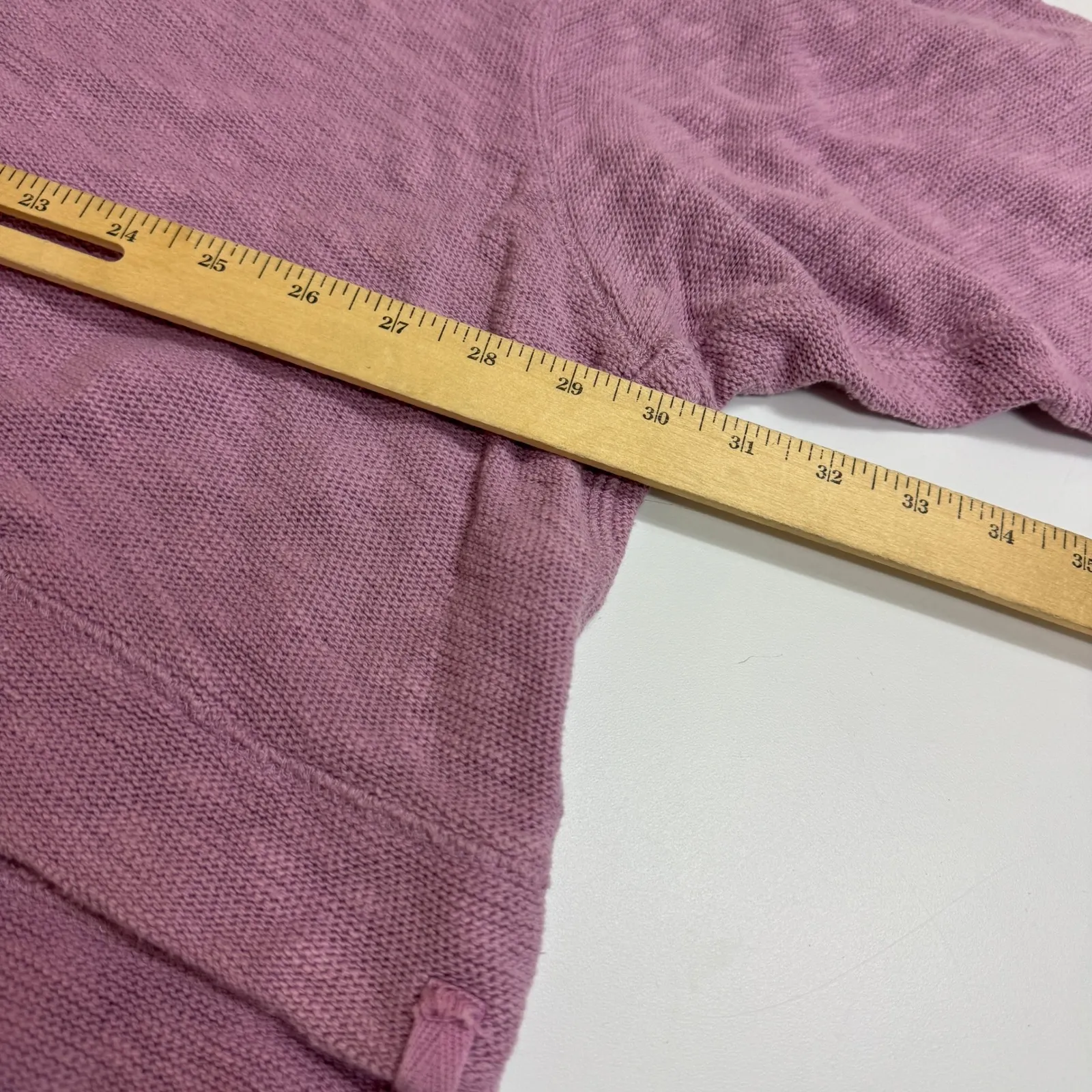 Free People Sweater Womens X Small Pink Purple Come Again Tee Oversized Knit - Image 12