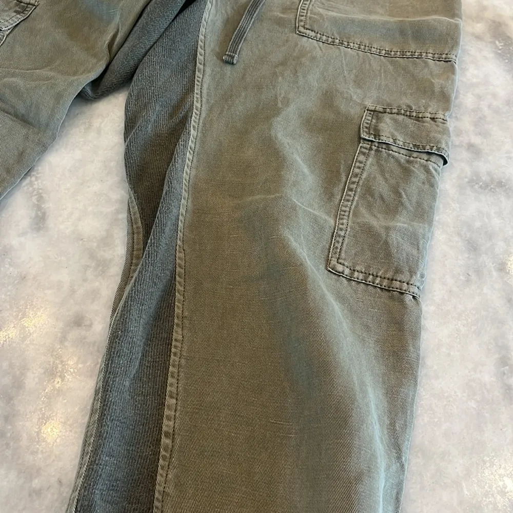 Monrow Cargo Joggers Green Size M - Image 5