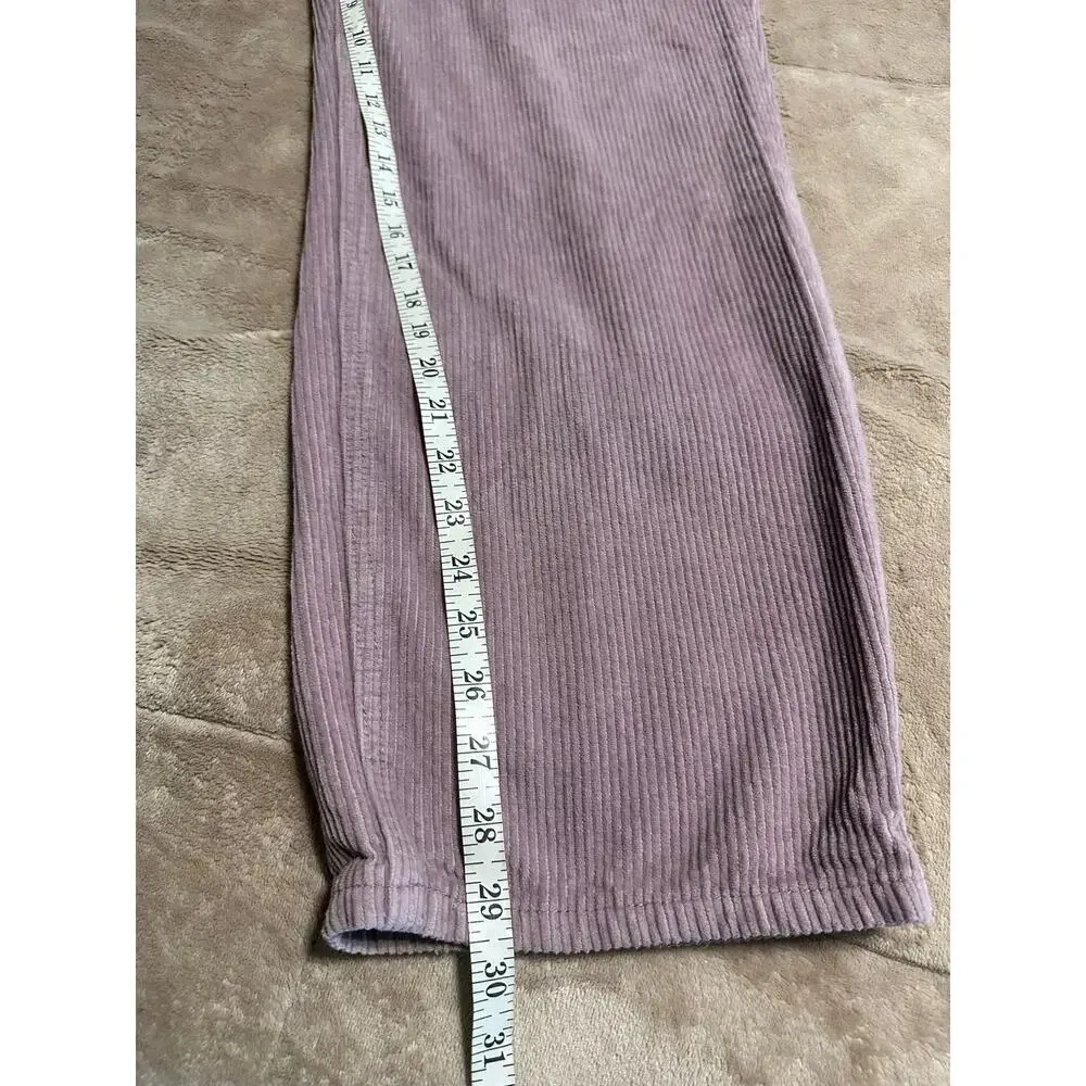 Empyre Tori Seafog Corduroy Skate Pants Size 9 Purple 90s 5 - Image 8