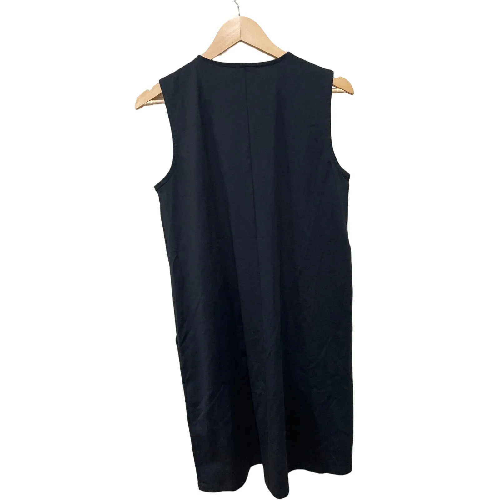 Eileen‎ Fisher Split-Neck Zip-Front Ponte Dress Size Small - Image 8