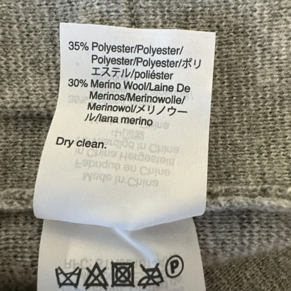 J. Crew Womens Sophie Open Front Sweater Blazer Size XS Gray Heather Cotton Wool - Image 7