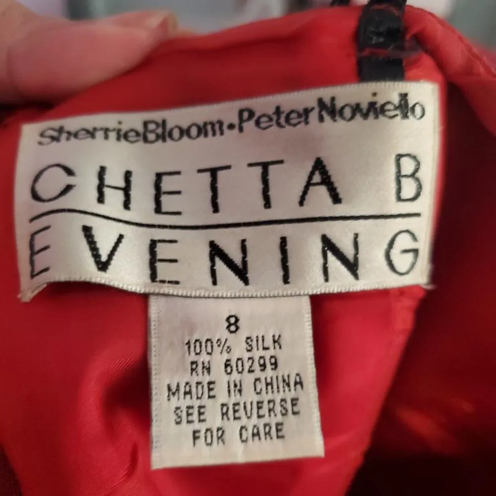 Red Formal Two Piece and Shawl - Image 7