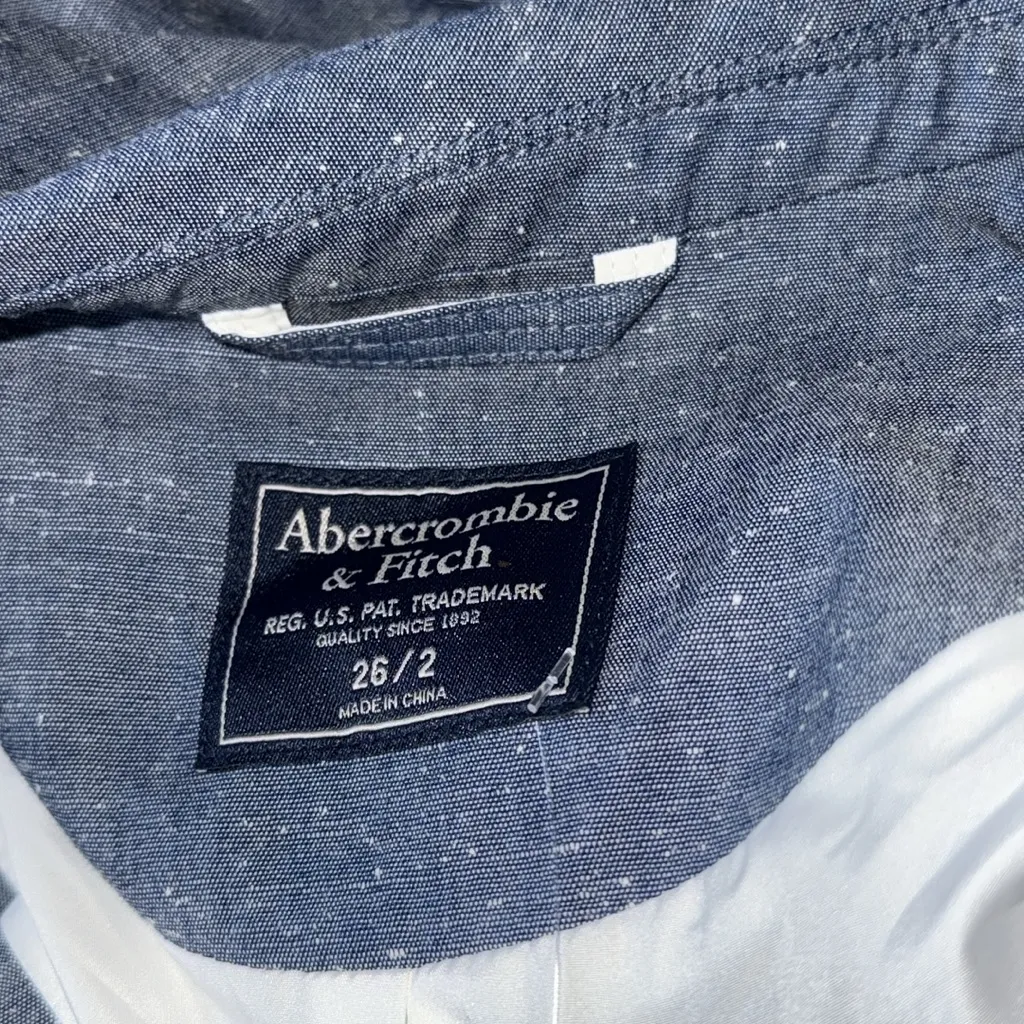 NWOT Abercrombie & Fitch One Button Fitted Blazer SZ-26/2 - Image 5