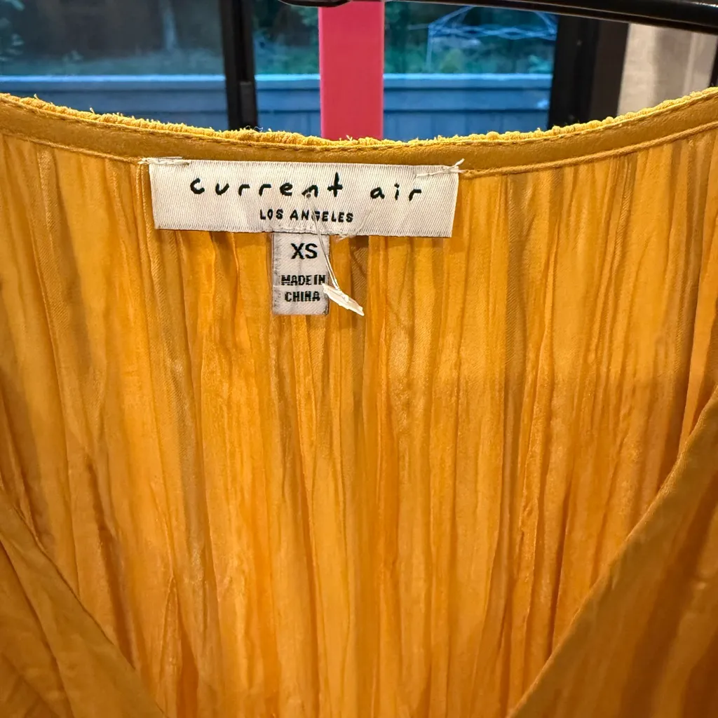 Elegant Mustard Yellow Women's Dress - Image 4