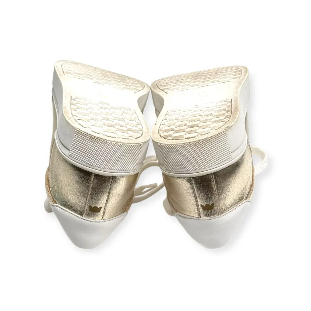 HTF: Birdies 𐦖 The Cardinal Luxe Metallic Leather Sneaker 𐦖 Mica [Gold] 𐦖 7.5 - Image 13