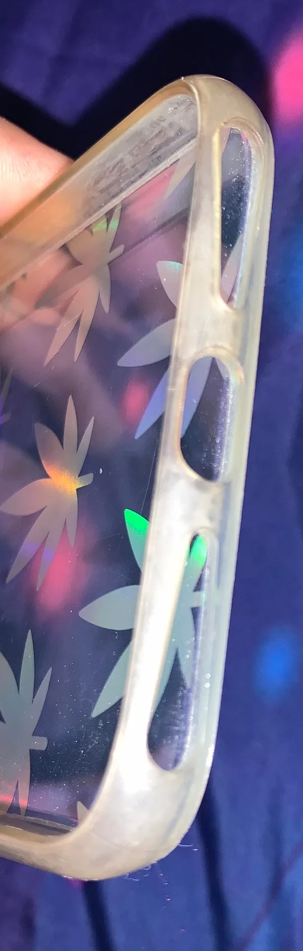 Holo Marijuana Leaf iPhone 8 Plus Case Multiple - Image 4