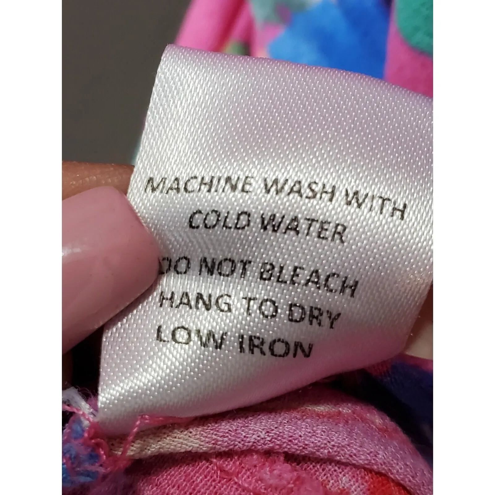 Vici Women Pink 100% Rayon V-Neck 3/4 Sleeve Buttons Front Casual Shirt Size L - Image 10