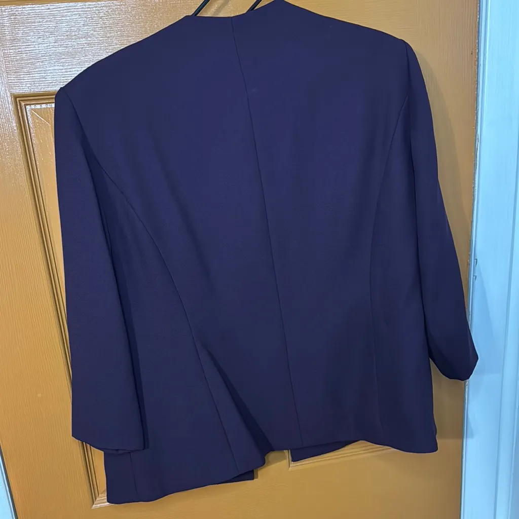 Karen Millen Purple Blazer Tailored Suit Jacket - Image 2