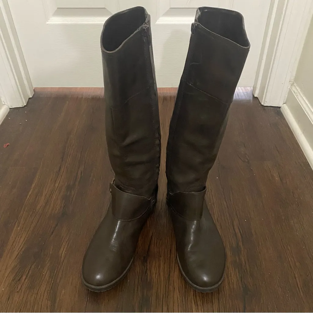 Lauren Ralph Lauren Sulita Harness Riding Boot Brown 9 M - Image 2
