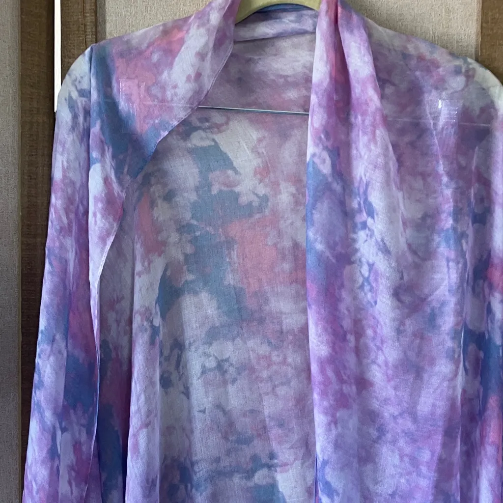 Cotton On Pastel Tie-Dye Scarf - Image 6